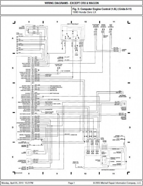 Honda Crx Wiring Diagram Honda Crx Wiring Diagram