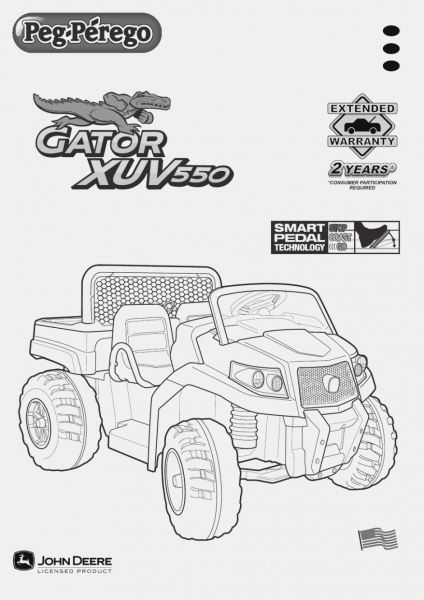 Peg Perego John Deere Tractor Parts Diagram - Peg Perego Gator Hpx