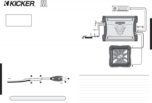 Kicker L7 Wiring Diagram