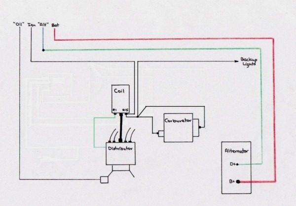Lucas A127 Alternator Wiring Diagram