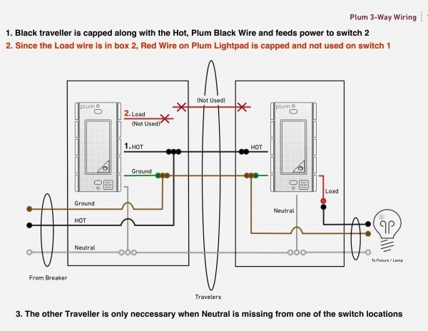Leviton Three Way Switch Wiring Diagram