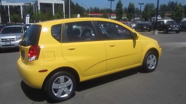2008 Chevrolet Aveo, Summer Yellow 2008 Chevrolet Aveo, Summer Yellow