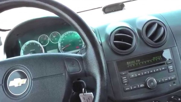 Chevrolet Aveo Passenger Airbag Turn Off