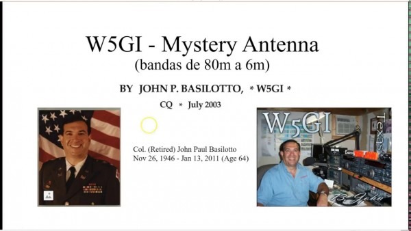 0141 Antena W5gi Mystery Antenna, Por Xq2cg 0141 Antena W5gi Mystery Antenna, Por Xq2cg