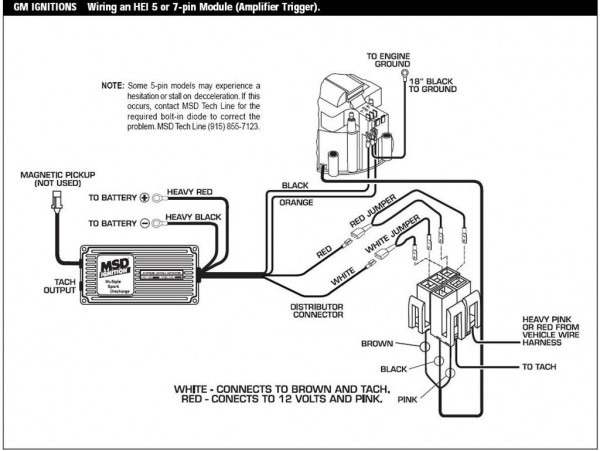Msd Distributor Wiring Diagram