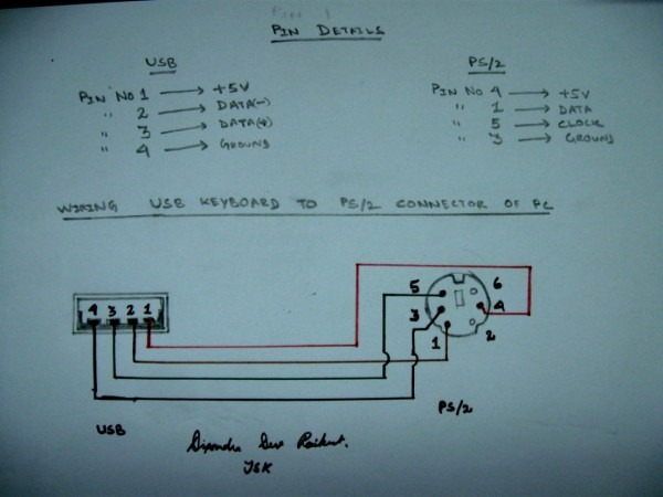 Ps2 To Usb Wiring Diagram