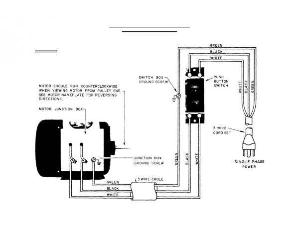 Single Phase Ac Motor Wiring Single Phase Ac Motor Wiring