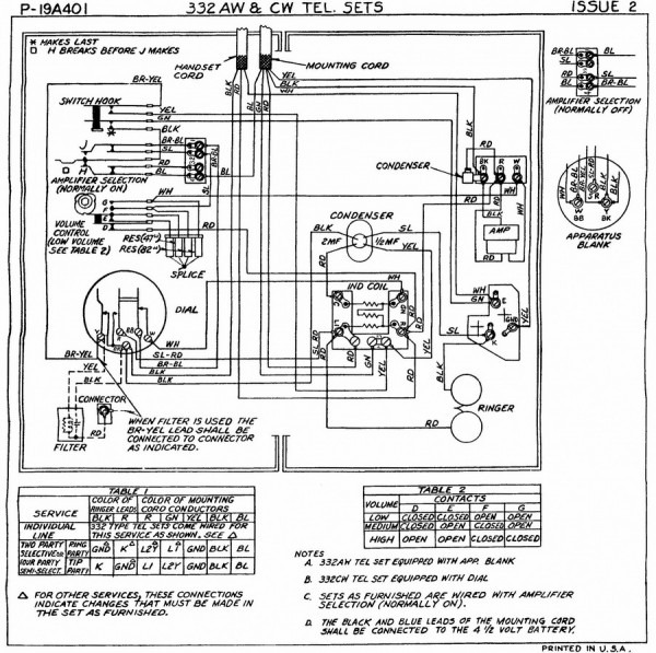 western electric telephone wiring diagram