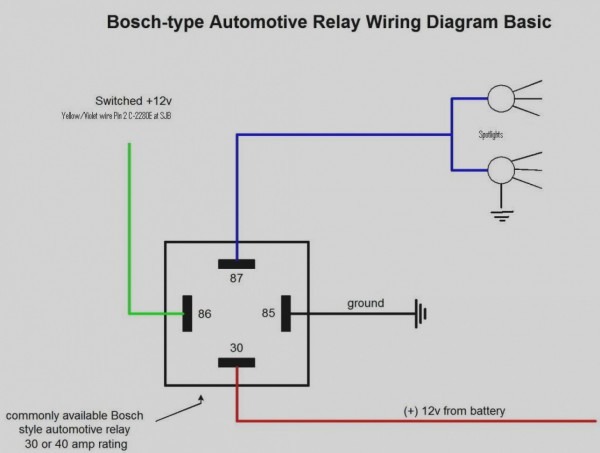 30 Amp Relay Wiring Diagram