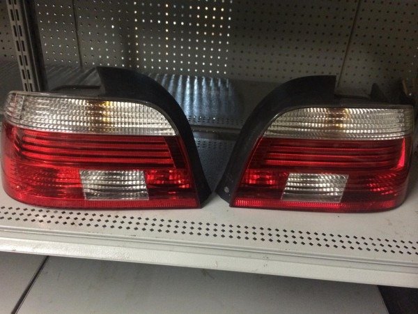 Getönte Heckleuchten Für BMW 5er E39 Limousine 1995-2000 – Rot/Schwarz