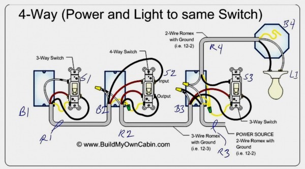 Four Way Switch Wiring Diagram