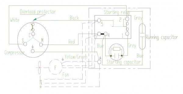 Embraco Start Relay Wiring Diagram