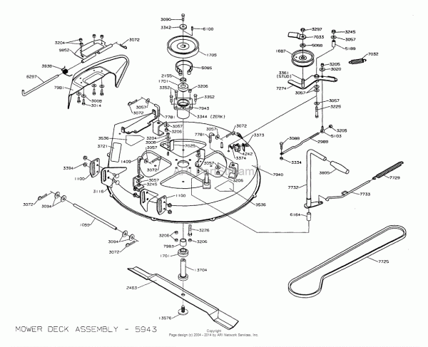 Dixon Ztr 3303 (2003) Parts Diagram For Mower Deck 30 Dixon Ztr 3303 (2003) Parts Diagram For Mower Deck 30