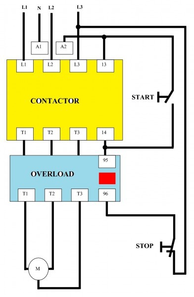 Motor Contactor Wiring Diagram Motor Contactor Wiring Diagram