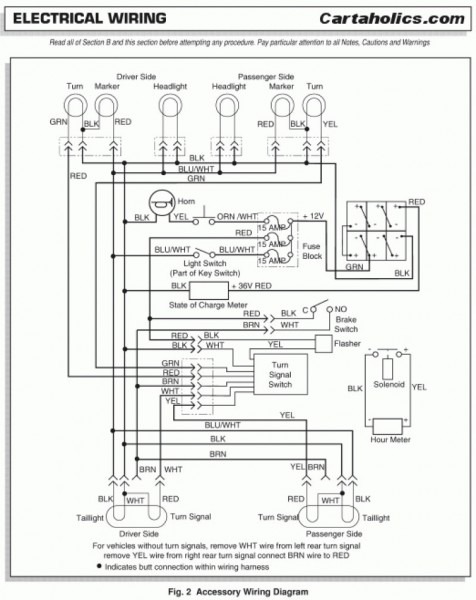 1997 Ezgo Turn Signal Wiring Diagram