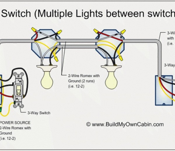 One Switch Diagram Multiple Lights One Switch Diagram Multiple Lights
