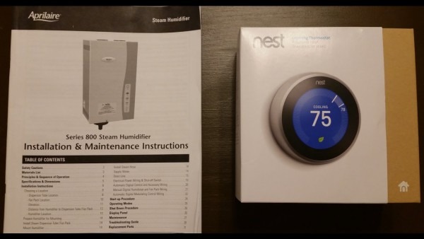 Google Nest Thermostat 3rd Gen + Aprilaire 800 Whole House