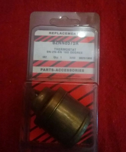 B2nn8575a Thermostat For Ford 2n 8n & 9n Tractors 160 Degrees B2nn8575a Thermostat For Ford 2n 8n & 9n Tractors 160 Degrees