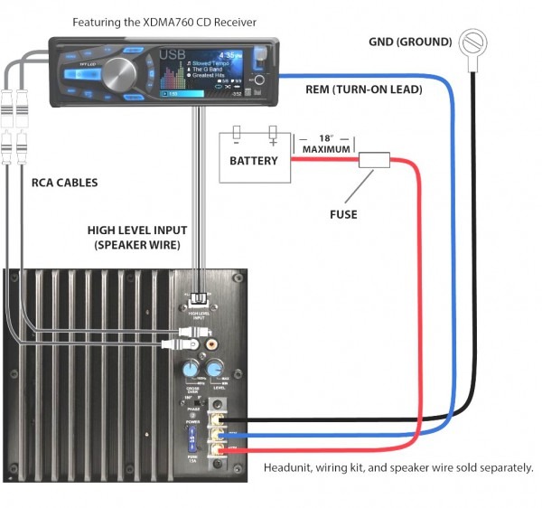 Car Amp Installation Diagram