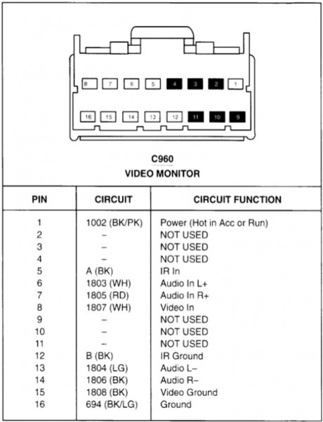 16 Pin Wiring Harness | Car Wiring Diagram