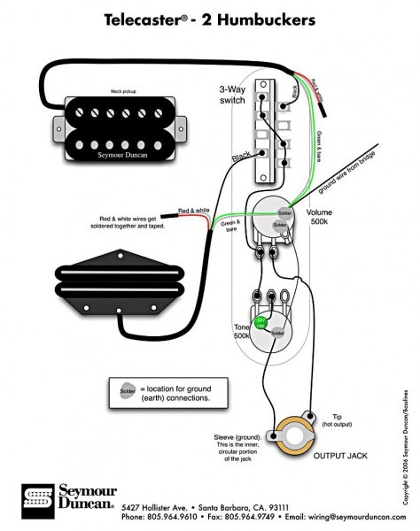 Tele Humbucker Wiring