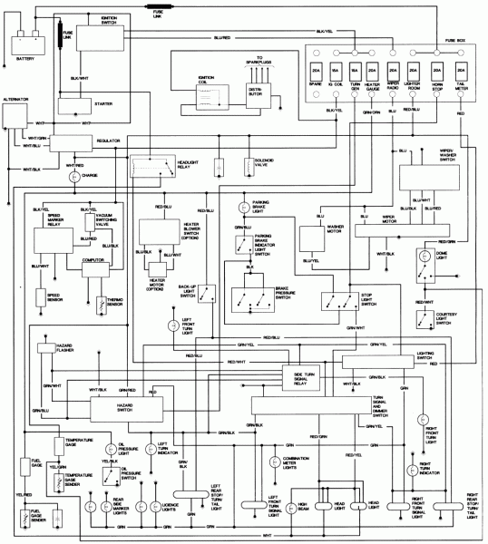 1980 Toyota Pickup Wiring Diagram
