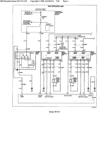 2000 Hyundai Elantra Wiring Diagram