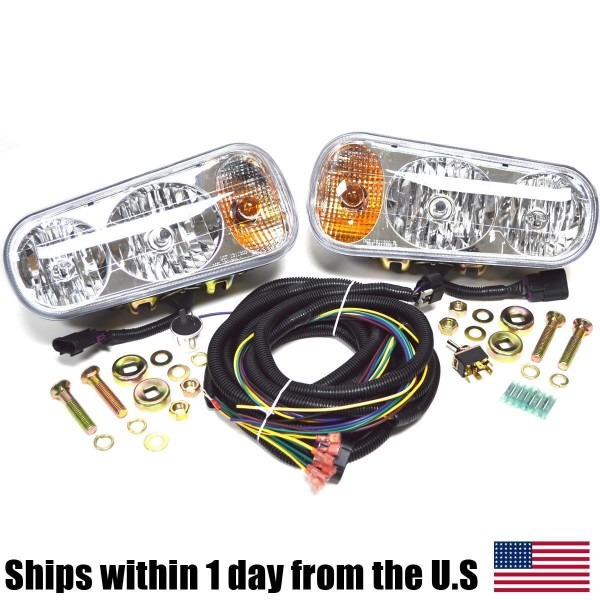 Universal Halogen Snow Plow Lights Kit Fits Boss Western Meyer Universal Halogen Snow Plow Lights Kit Fits Boss Western Meyer