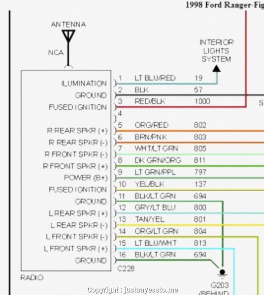 Ford Ranger Stereo Wiring Harness