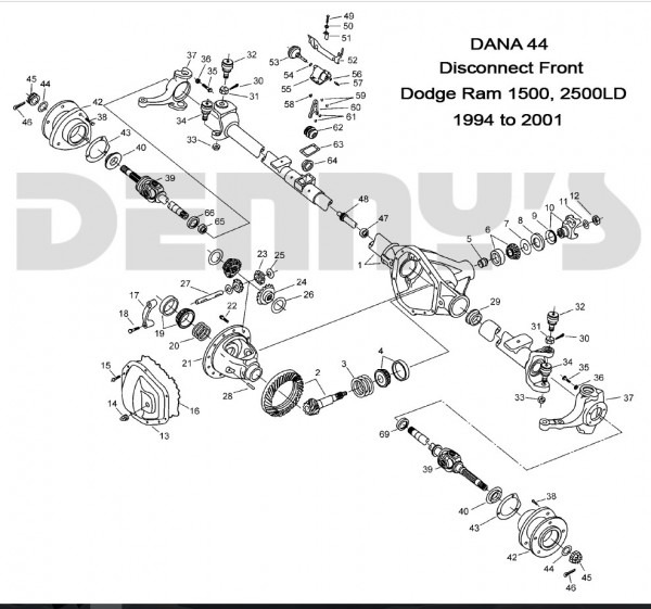 Dodge Dana 44 Disconnect Dodge Dana 44 Disconnect