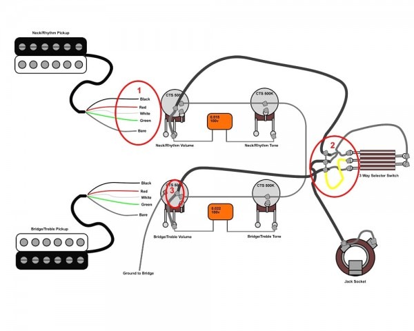 Les Paul Studio Wiring Diagram | Car Wiring Diagram