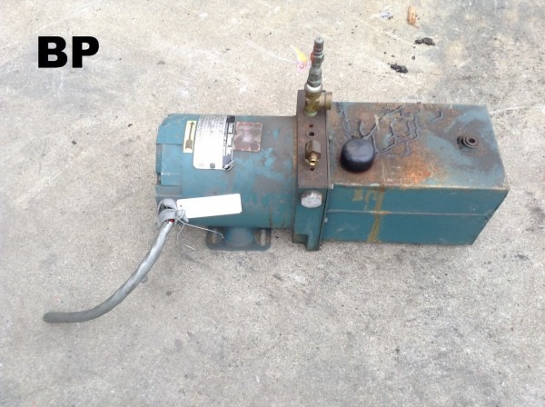 Fenner Stone, Inc Hydraulic Pump Power Unit 1 2hp 1 Gallon 230vac 3ph