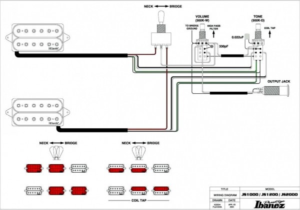 Ibanez Humbucker Wiring