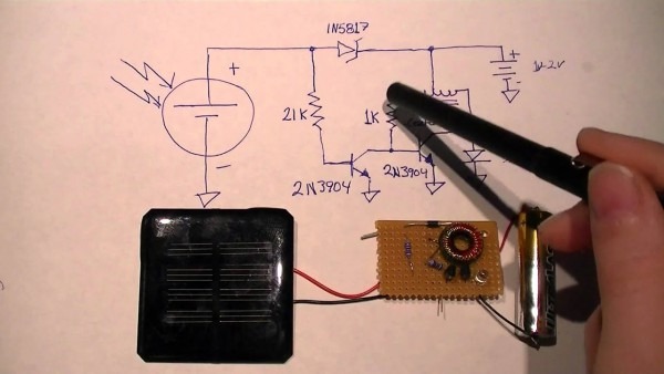 Minimal Solar Night Light Circuit Minimal Solar Night Light Circuit