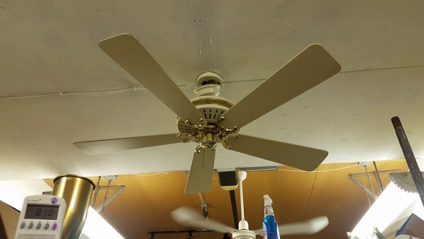 Fasco 5 Blade Charleston Ceiling Fan In White And Brass Fasco 5 Blade Charleston Ceiling Fan In White And Brass