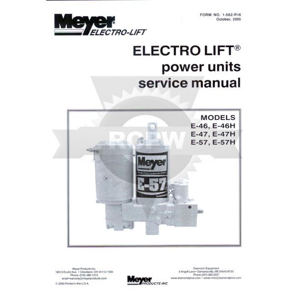 Meyer Snow Plow Pump Identification Photos and
