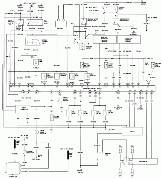 1996 Toyota Tercel Wiring Diagram 1996 Toyota Tercel Wiring Diagram