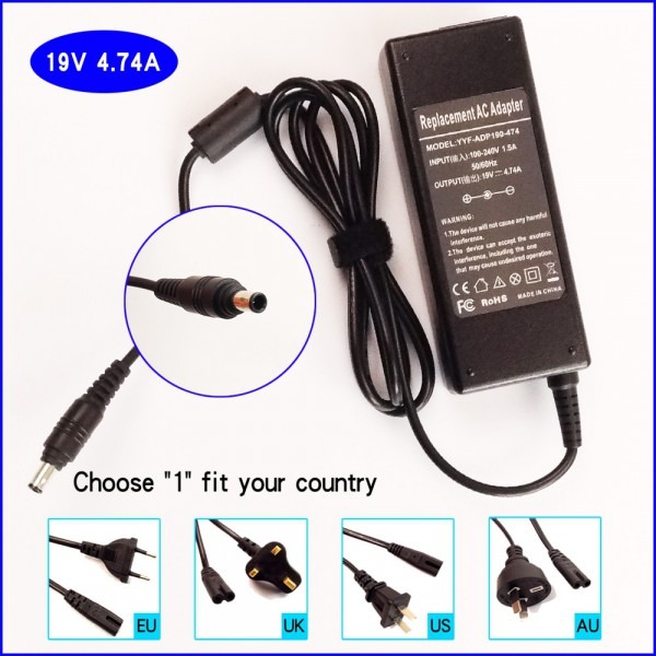 19v 4 74a Laptop Ac Adapter Battery Charger For Samsung Rv413 19v 4 74a Laptop Ac Adapter Battery Charger For Samsung Rv413