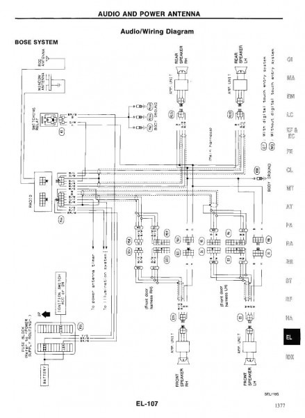 Nissan Bose Radio Wiring Diagram