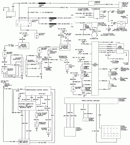 Ford Taurus Wiring Diagrams | Car Wiring Diagram