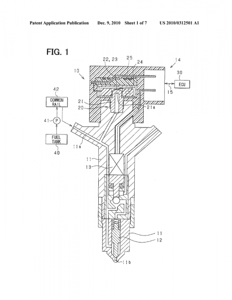 Detecting Device For Fuel Injector Detecting Device For Fuel Injector
