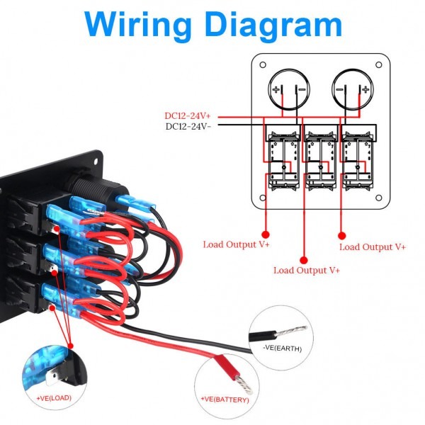 12 Volt Toggle Switch Wiring Diagrams