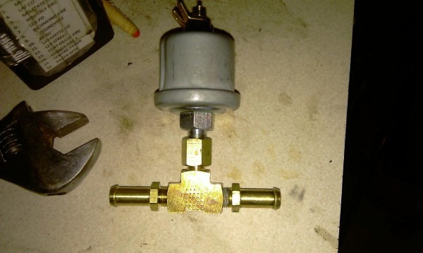 Installing Oil Pressure Gauge On 650 Installing Oil Pressure Gauge On 650