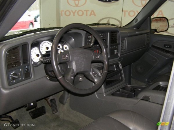 Dark Charcoal Interior 2003 Chevrolet Silverado 1500 Ss Extended