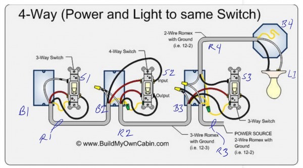 Circuit Diagram 4 Way Switch