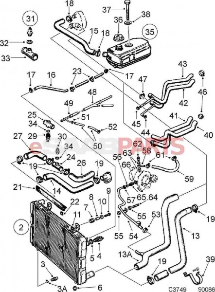 Saab Engine Diagram