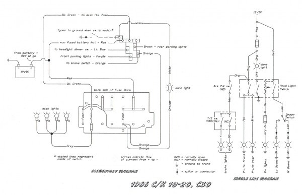 62 Chevy Headlight Switch Diagram Wiring Schematic  U2013 Car