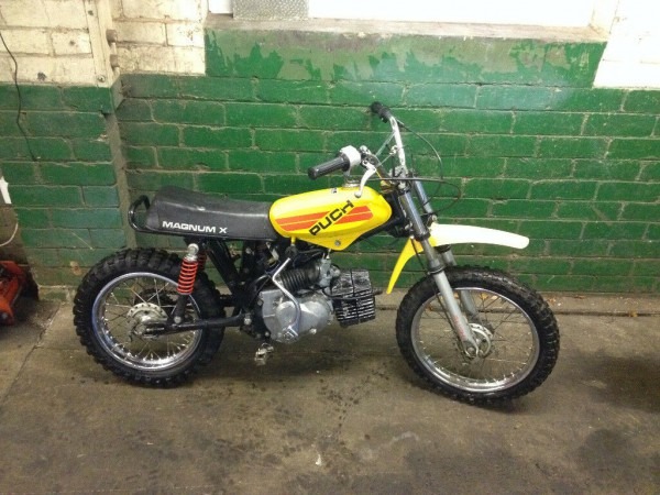 Puch Magnum X Kids Bike 50cc Automatic Rare Project Good Puch Magnum X Kids Bike 50cc Automatic Rare Project Good
