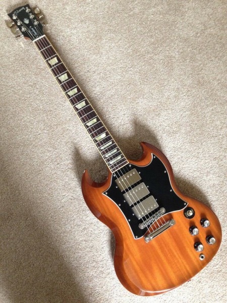 2008 Gibson Sg Standard 3 Pickup Natural Burst (original Case 2008 Gibson Sg Standard 3 Pickup Natural Burst (original Case