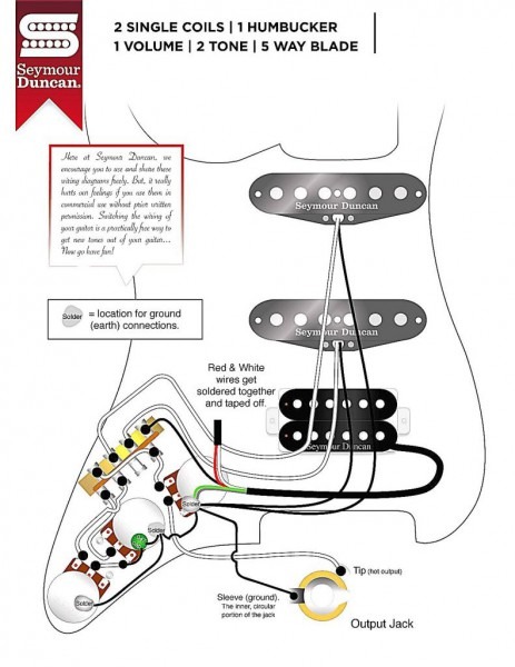 Seymour Duncan Humbucker Wiring